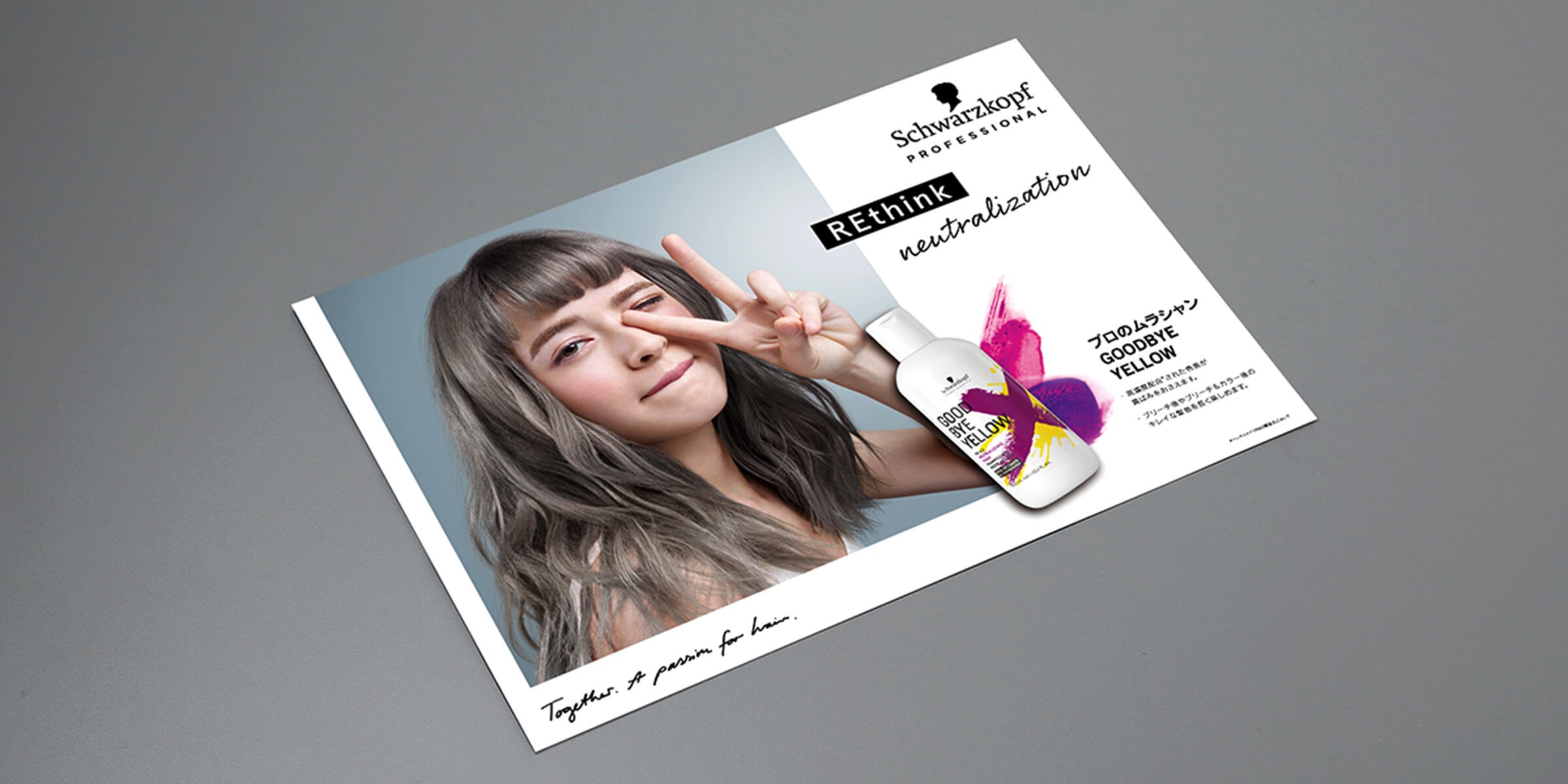 サロン向けシャンプーパンフレット