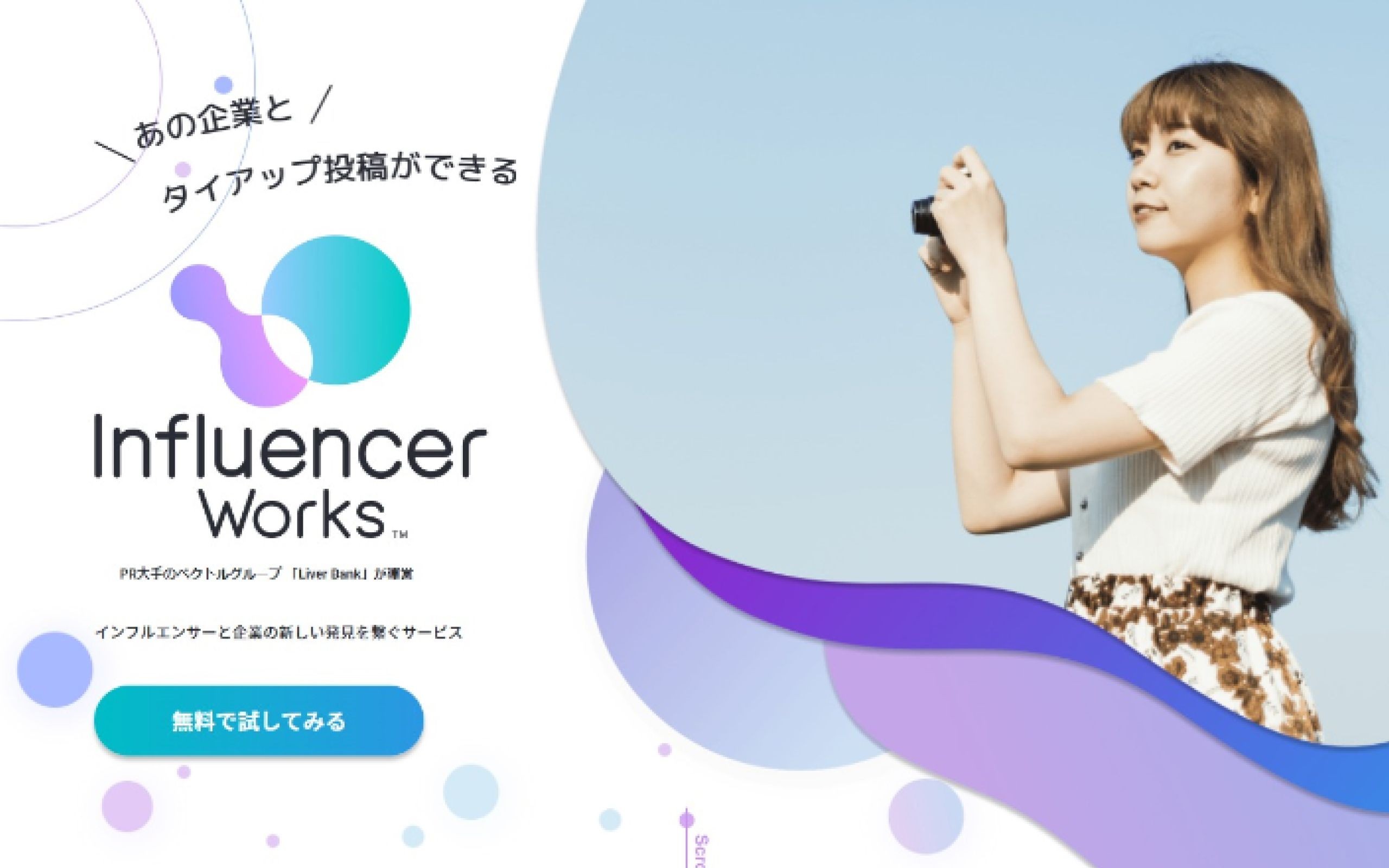 Webサービス LP制作