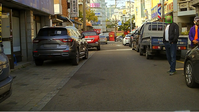 ナンバープレートと顔の検出