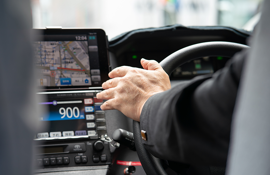 タクシー専用タブレットナビアプリ