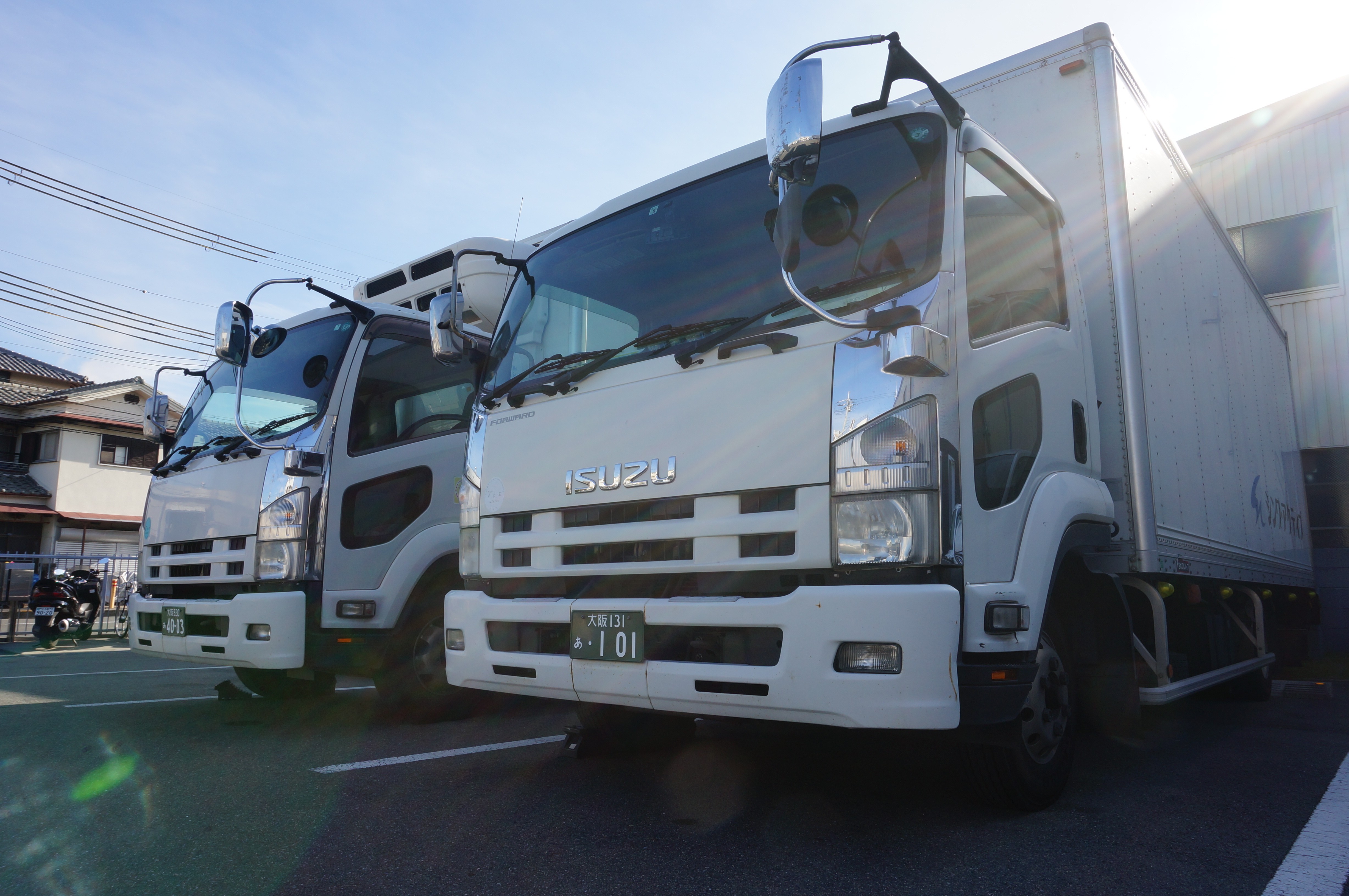 エステ新店オープンの機材搬入