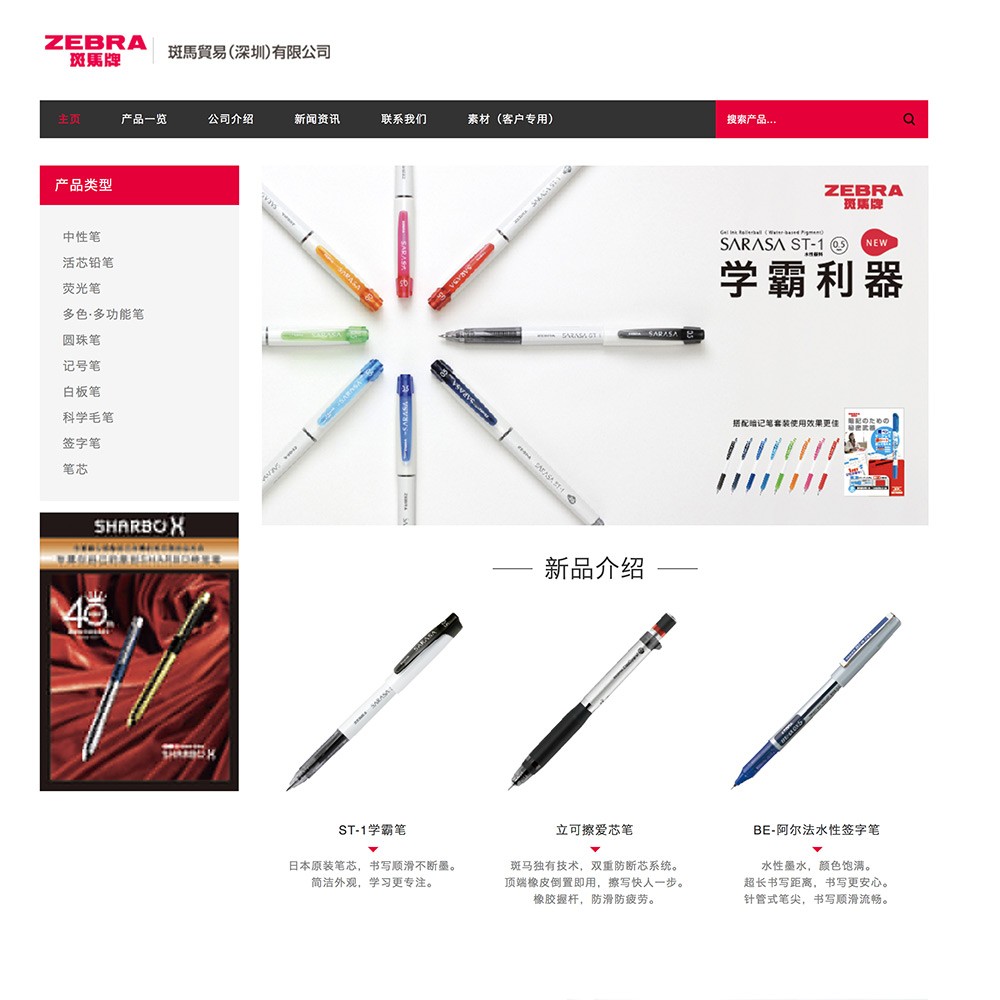 中国語企業サイト