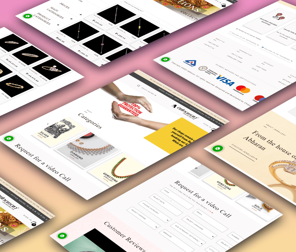 貴金属専門店 ビデオ通話機能付き オンラインショッピングWEBアプリ