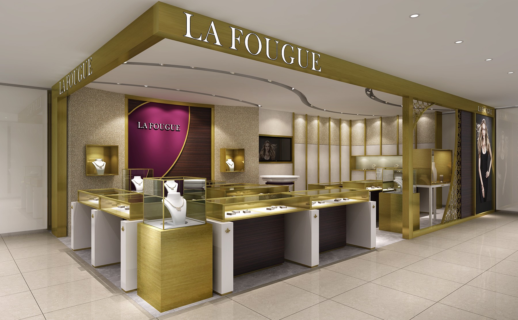 LA FOUGUE 店舗デザイン