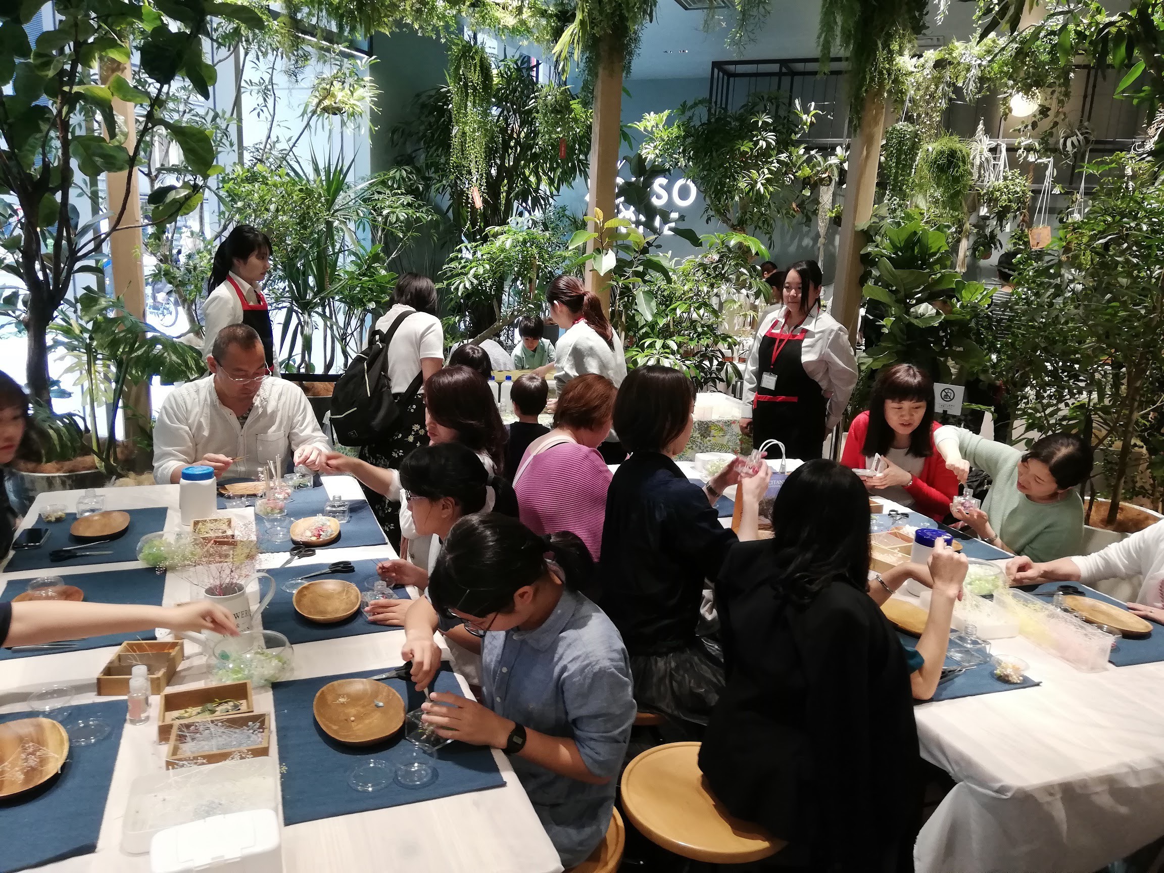 某商業施設通年集客イベント（ワークショップ）