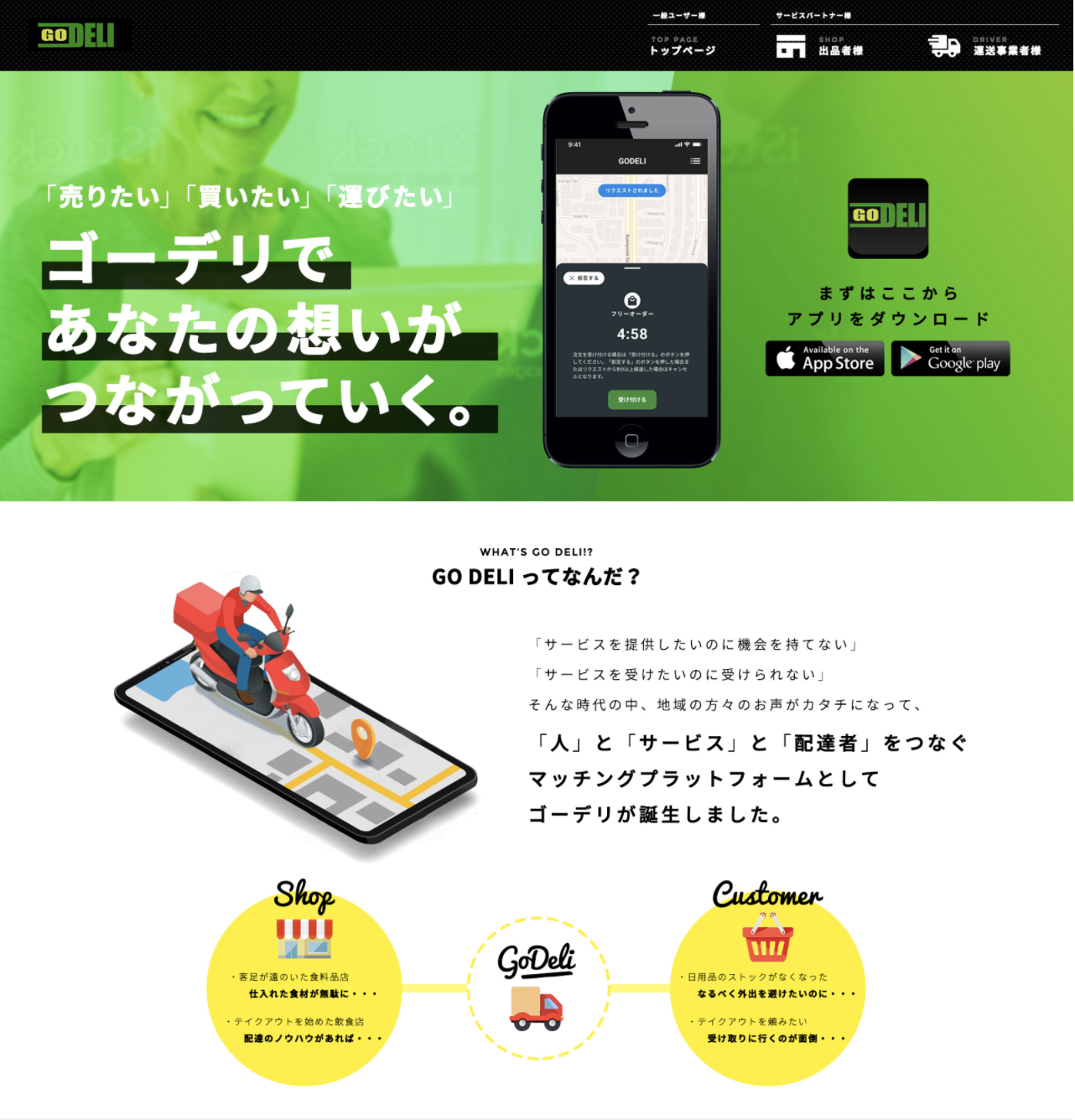 アプリ紹介ホームページ