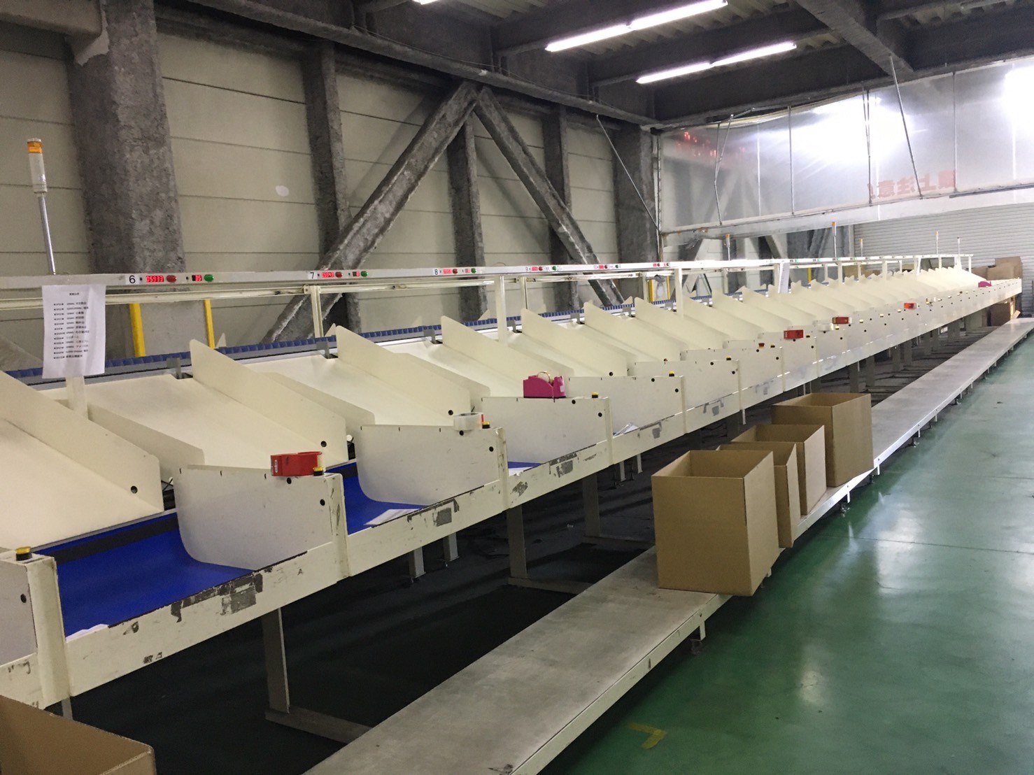 アパレル商品の初回振り分け出荷