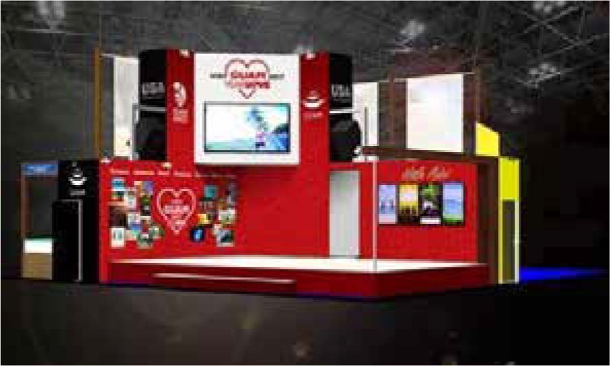 ツーリズムEXPO　展示ブース設営　12小間