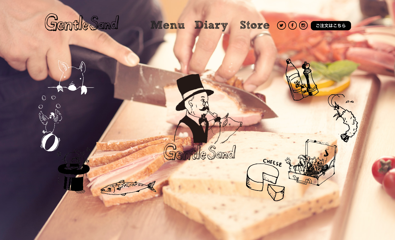 某人気サンドウィッチ店