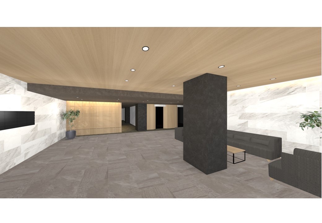 オフィスビルエントランスホール改修