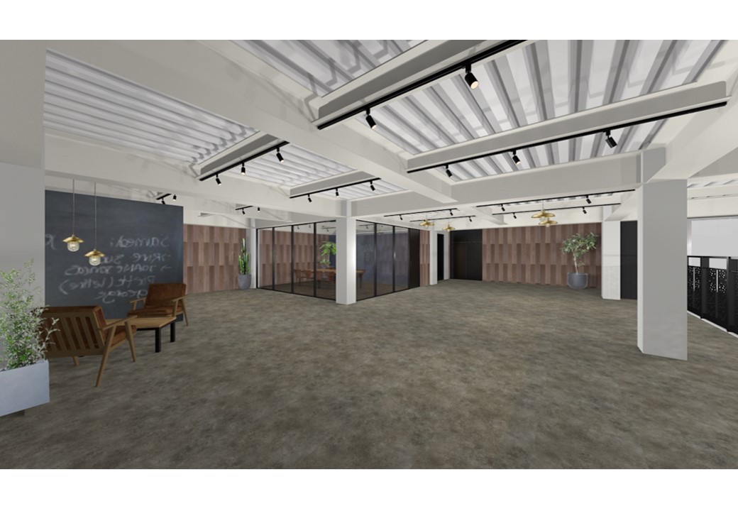 オフィスビル交流スペース改装