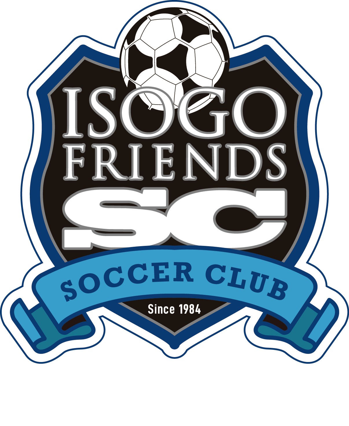 少年サッカーチームのエンブレム