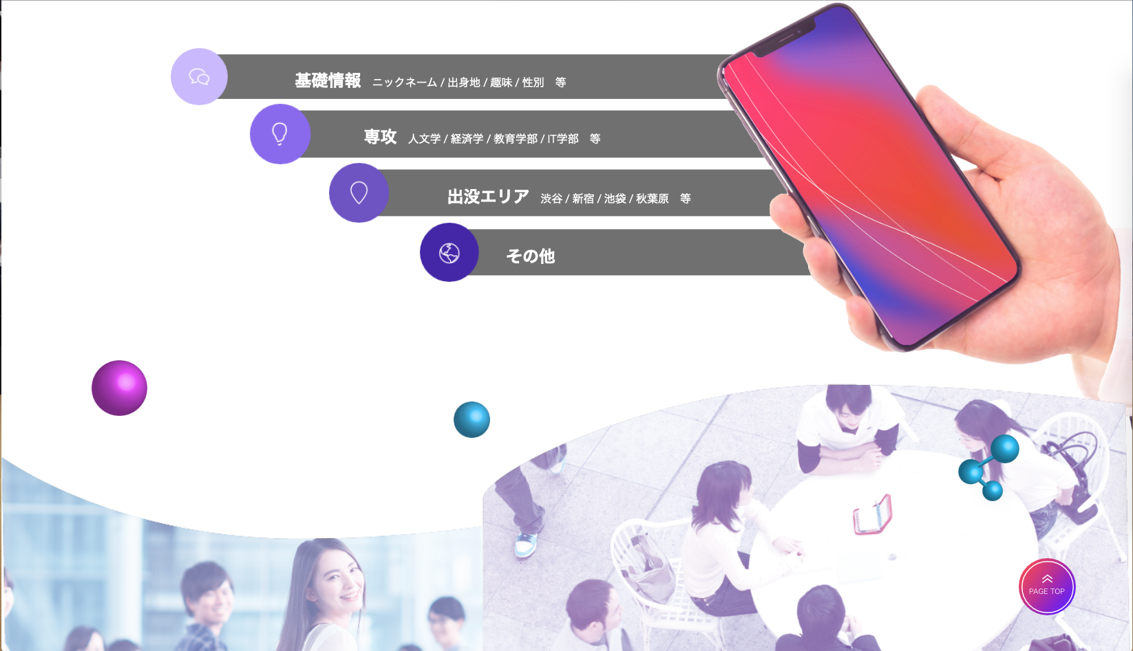 新サービスのLP制作