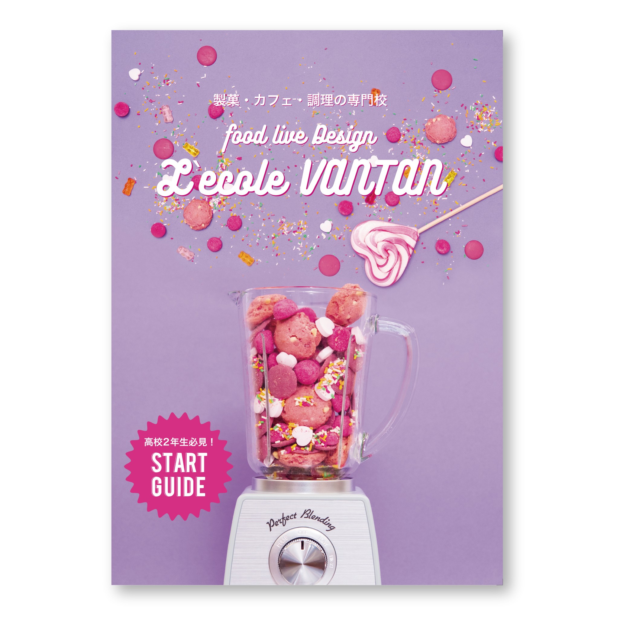 レコールバンタン様 パンフレットデザイン