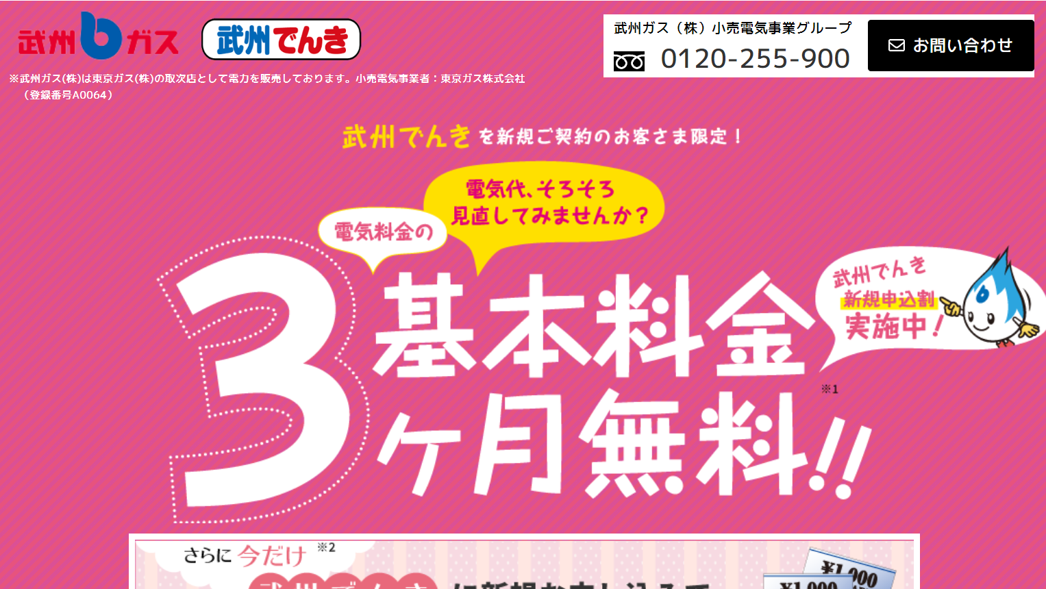 電気契約LPサイト