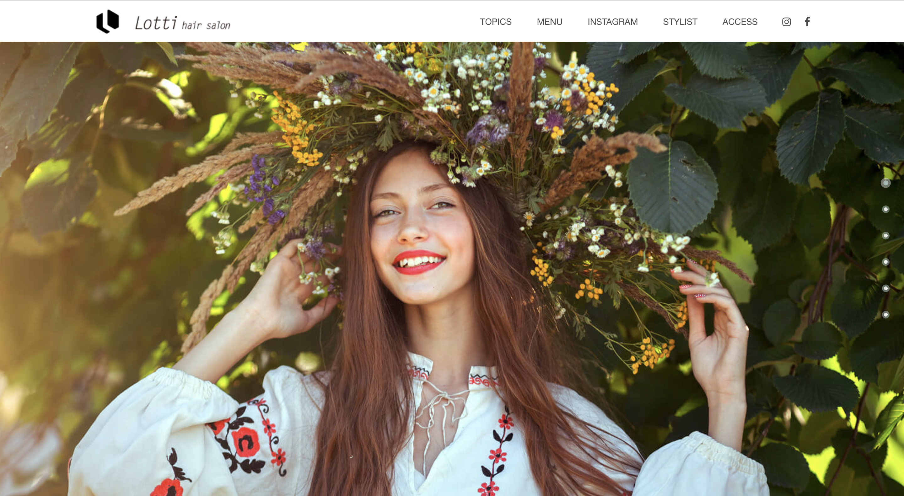 美容室サイト制作