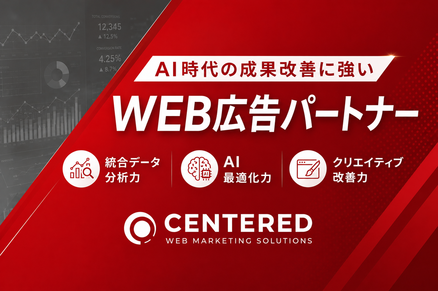 株式会社センタード (CENTERED CO., LTD.)のリスティング広告サービスのホームページ画像