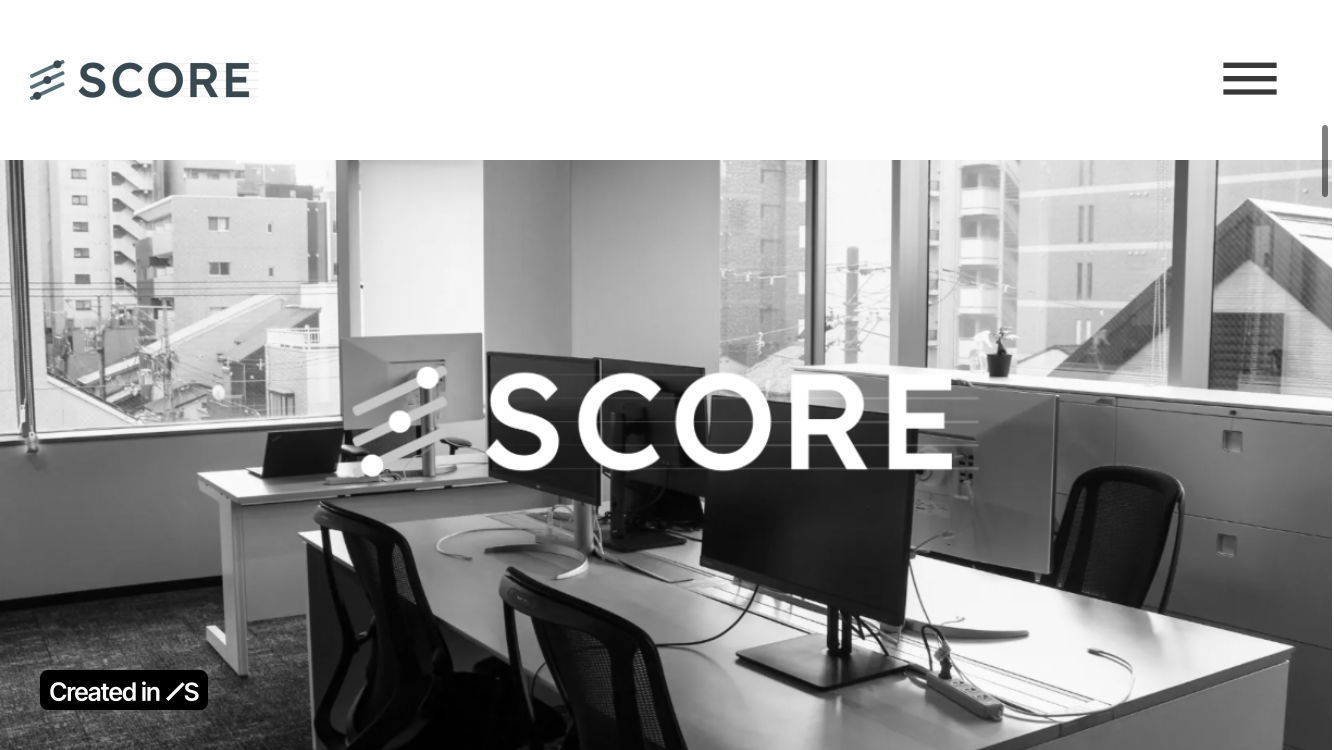 税理士法人SCOREの税理士サービスのホームページ画像