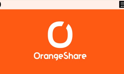 株式会社OrangeShareのホームページ制作サービスのホームページ画像