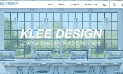 株式会社KLEEのホームページ制作サービスのホームページ画像