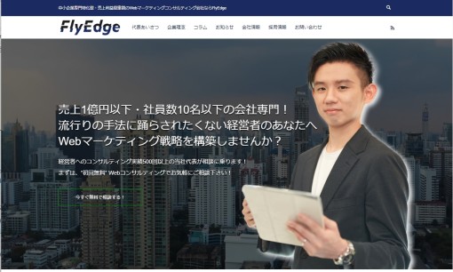 株式会社FlyEdgeのリスティング広告サービスのホームページ画像