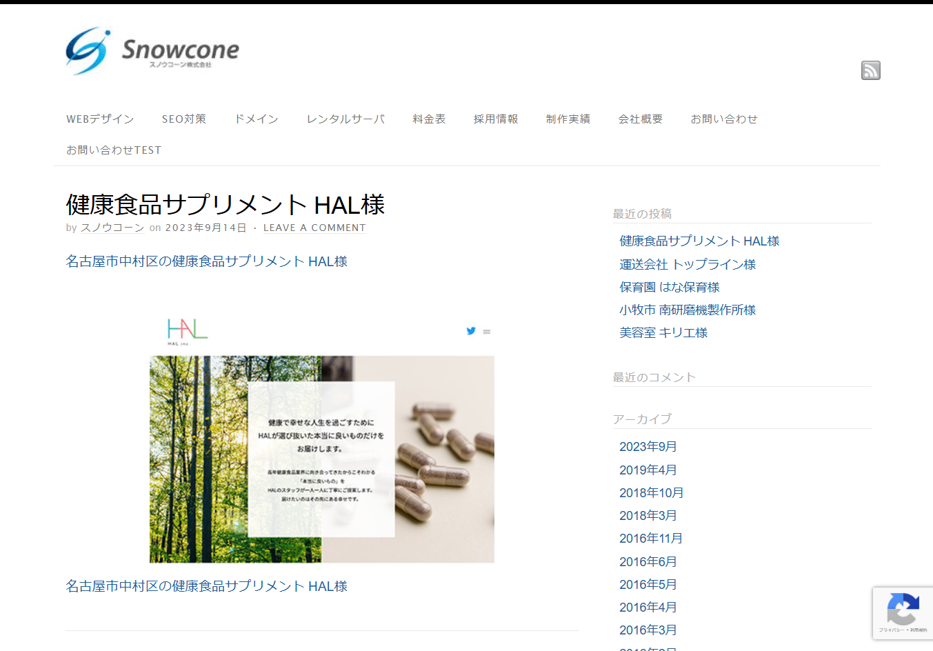 スノウコーン株式会社のスノウコーン株式会社サービス