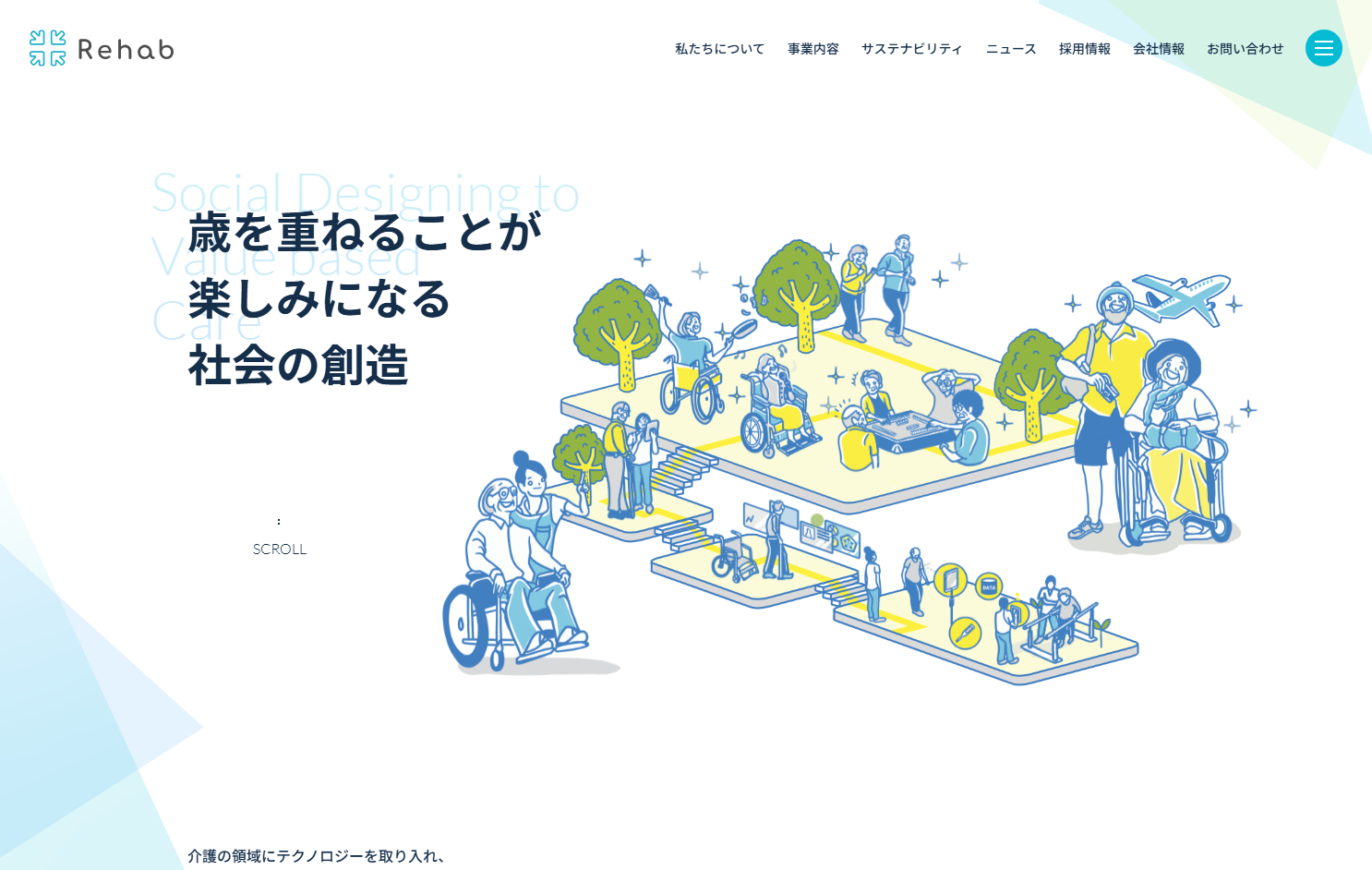 株式会社Rehab for JAPANの株式会社Rehab for JAPANサービス