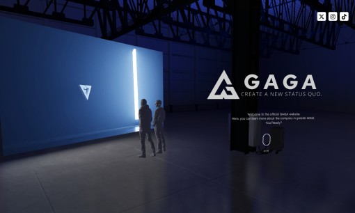 株式会社GAGAのシステム開発サービスのホームページ画像