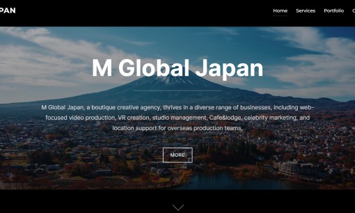 株式会社M Global Japanの動画制作・映像制作サービスのホームページ画像