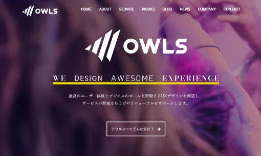 アウルス株式会社のホームページ制作サービスのホームページ画像