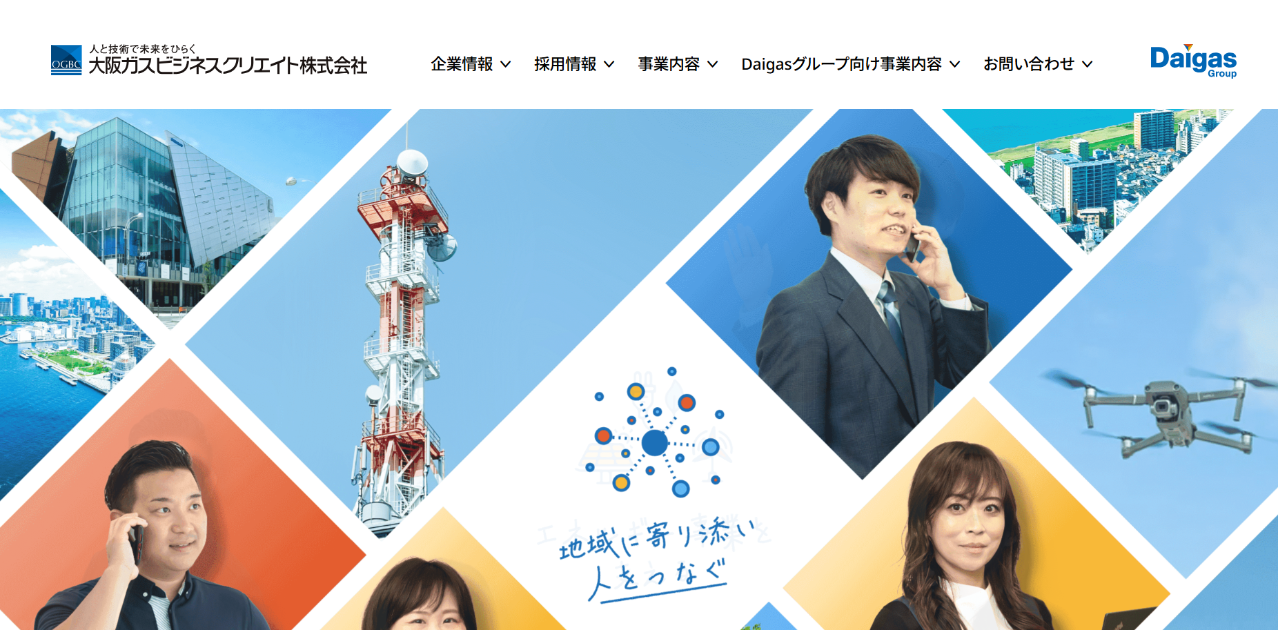 大阪ガスビジネスクリエイト株式会社の大阪ガスビジネスクリエイト株式会社サービス