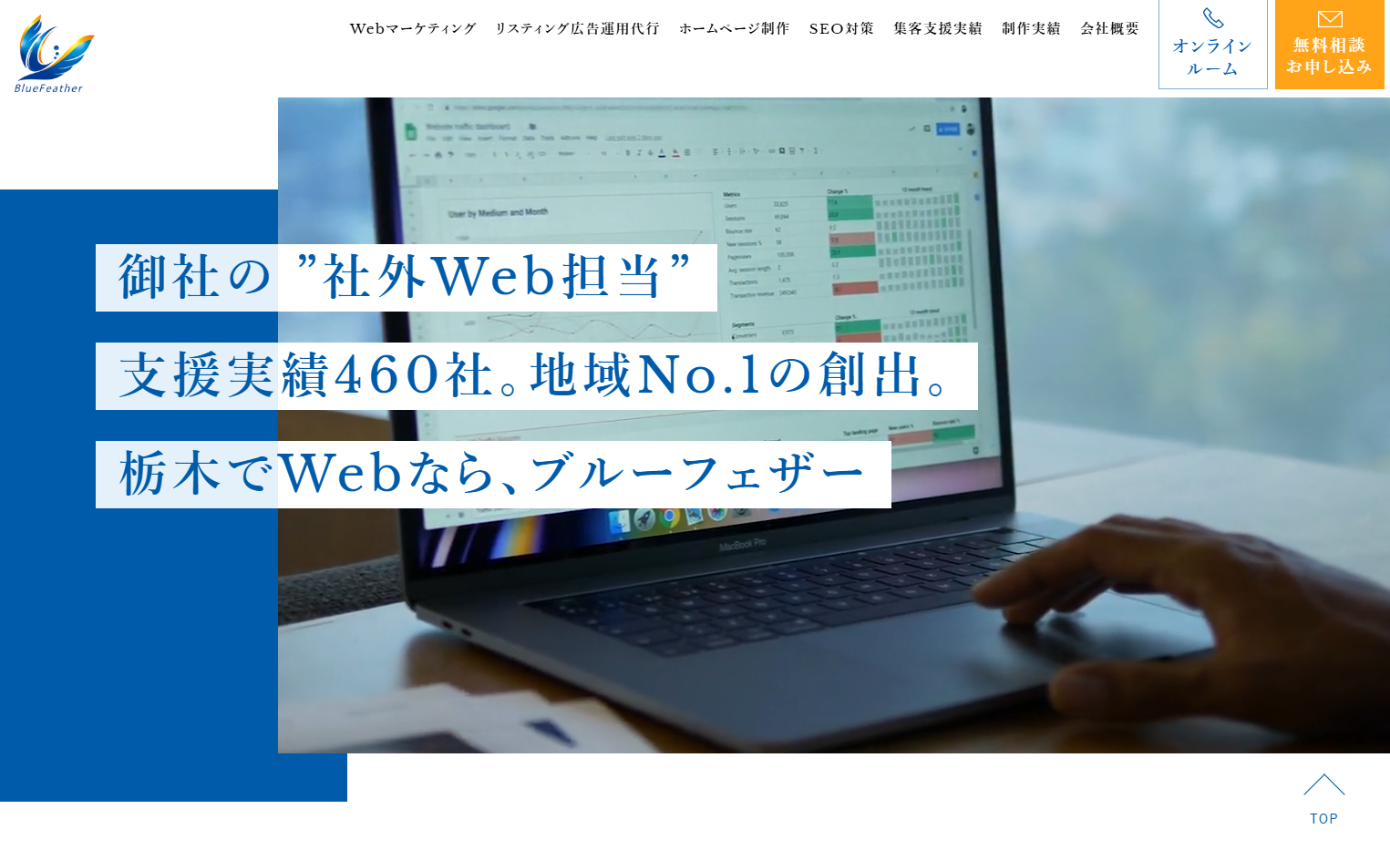 ブルーフェザー株式会社のブルーフェザー株式会社サービス