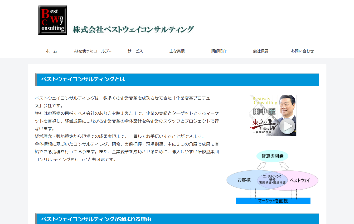 株式会社ベストウェイコンサルティングの株式会社ベストウェイコンサルティングサービス