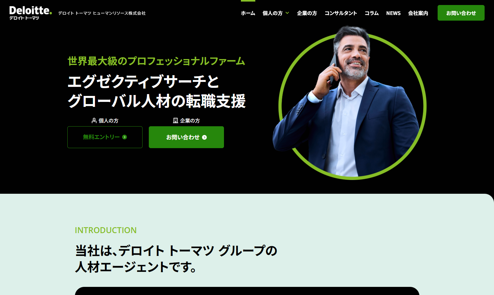 デロイト トーマツ ヒューマンリソース株式会社のデロイト トーマツ ヒューマンリソース株式会社サービス