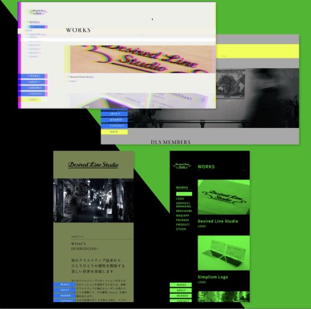 Desired Line Studio様 【ハイセンスなデザインを完璧に再現し、実装 されたコーポレートサイト】