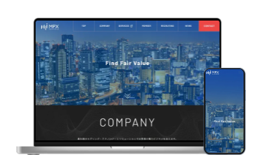 株式会社MPXのコーポレートサイト制作