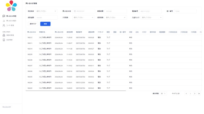 専門家マッチングサービスにおける電話相談サービスのシステム構築