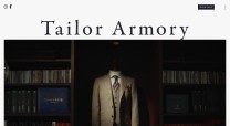 Tailor Armory　新規ブランドサイト制作