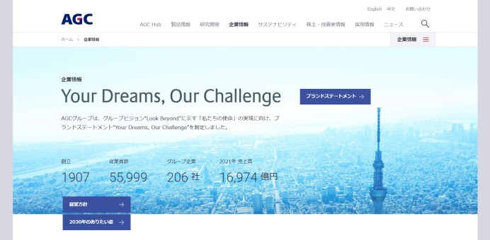 AGC株式会社の業務システム開発