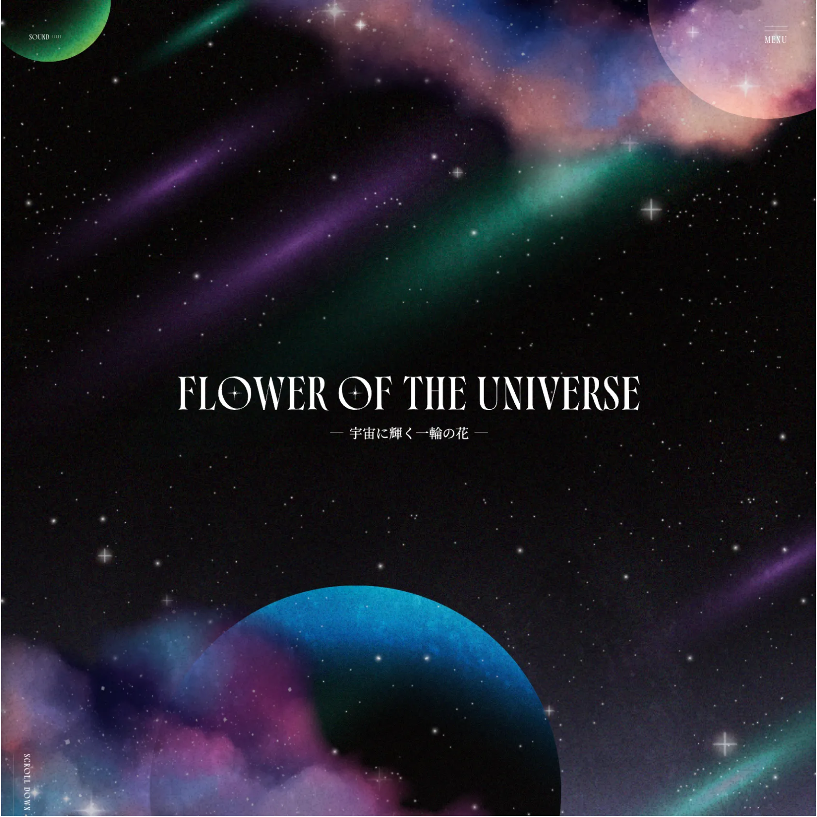 FLOWER OF THE UNIVERSE｜ブランドサイト
