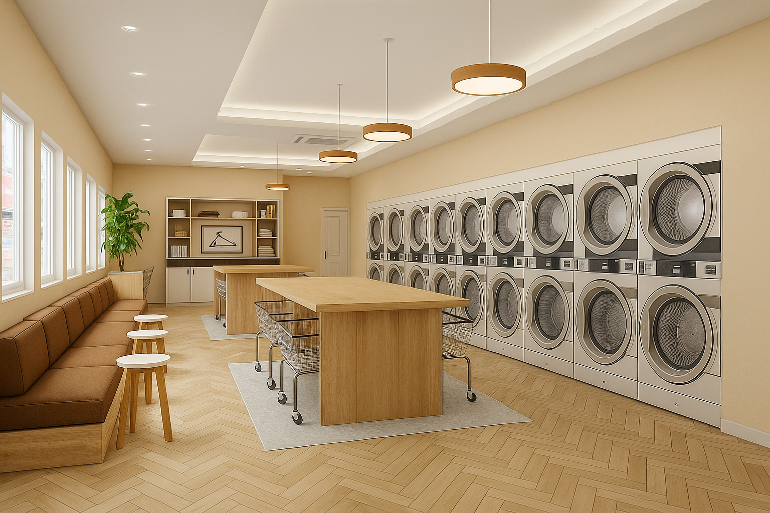 コインランドリー業界　SNS→LINE登録　月間200人増加