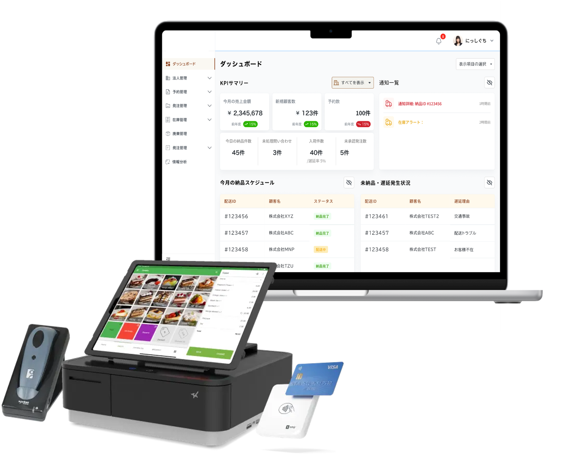 大規模統合POSシステム開発