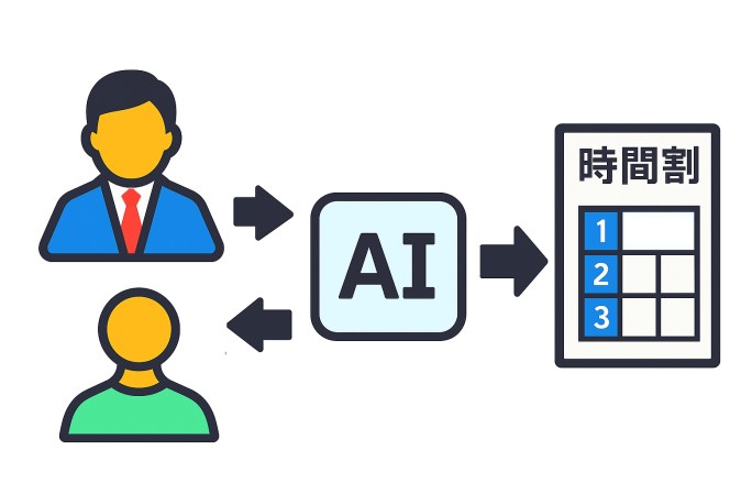 AIを使用した塾の時間割自動作成WEBシステム