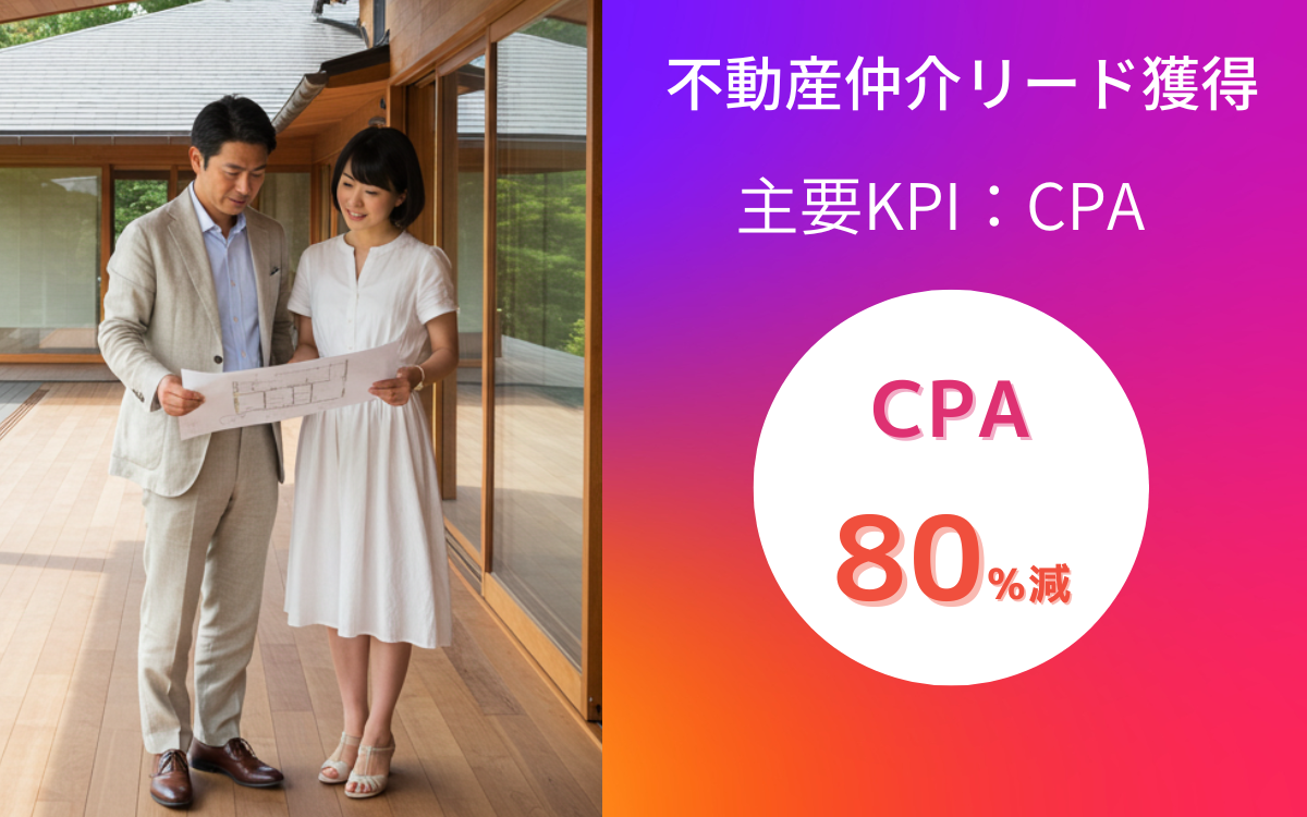 高級不動産仲介会社の新規リード獲得のためのMeta広告運用