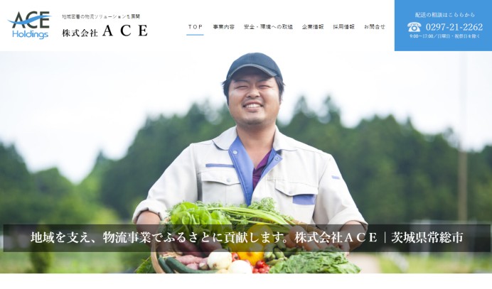 株式会社ACEのHP制作