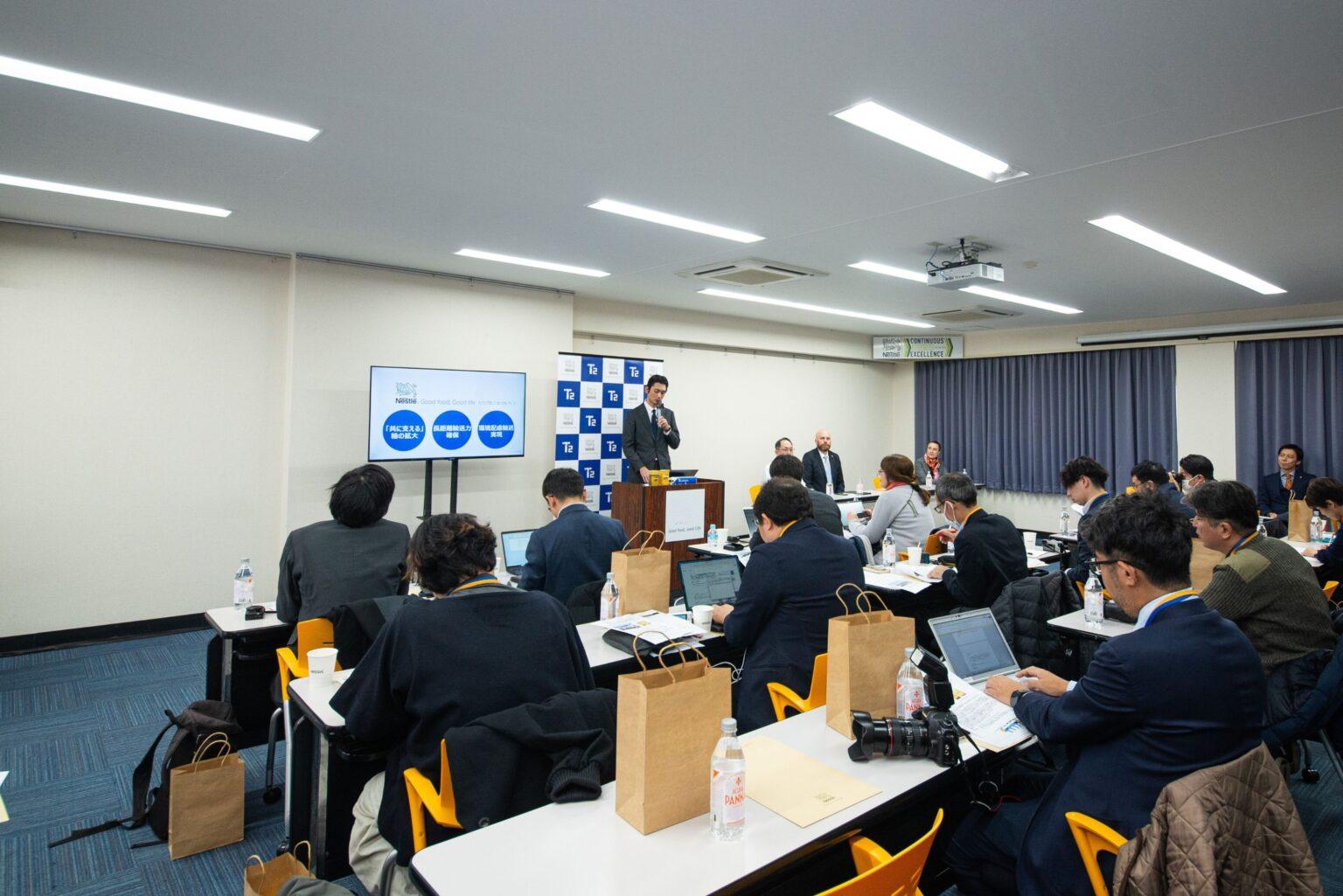 某食品メーカー 記者会見発表会