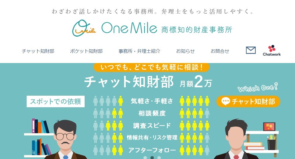 OneMile商標知的財産事務所の記帳代行