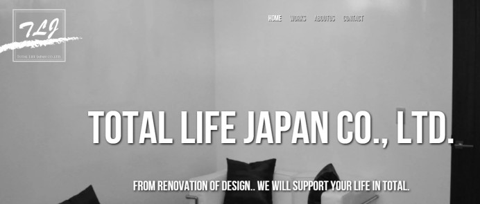 Total Life Japan 株式会社のコーポレートサイト制作