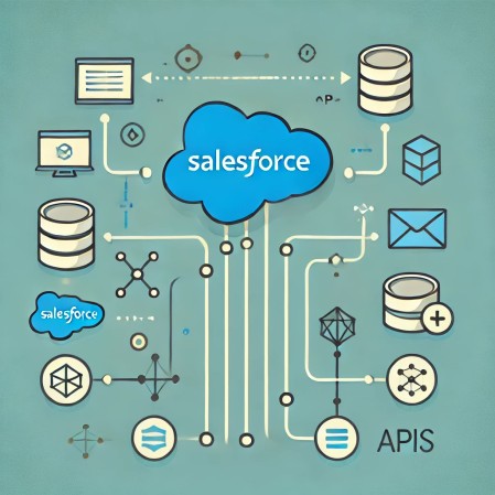 Salesforceと外部システムのシステム連携業務