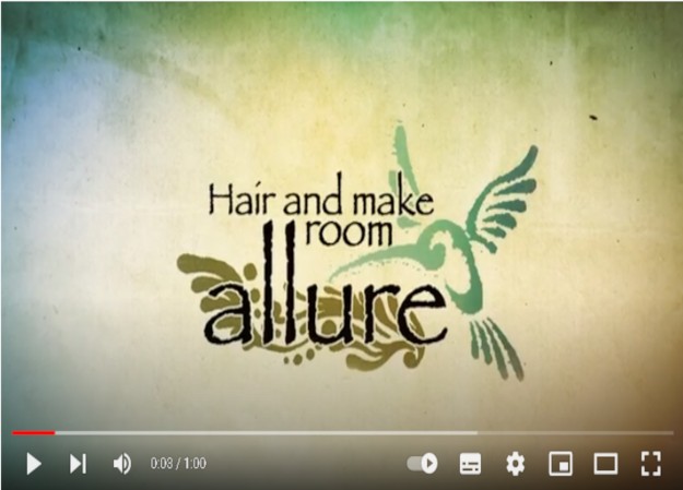 Hair and make room allureの会社紹介動画制作